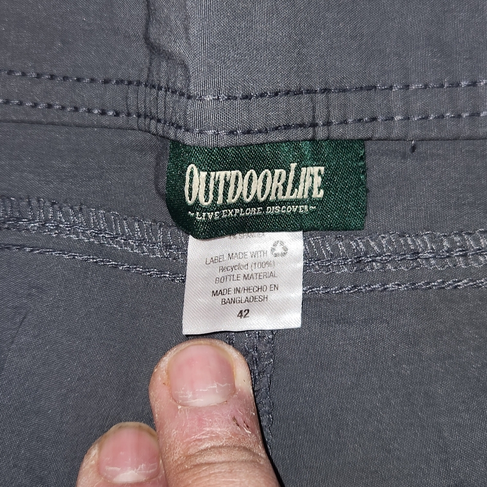 Outdoor Life Men's Cargo Shorts - Gray